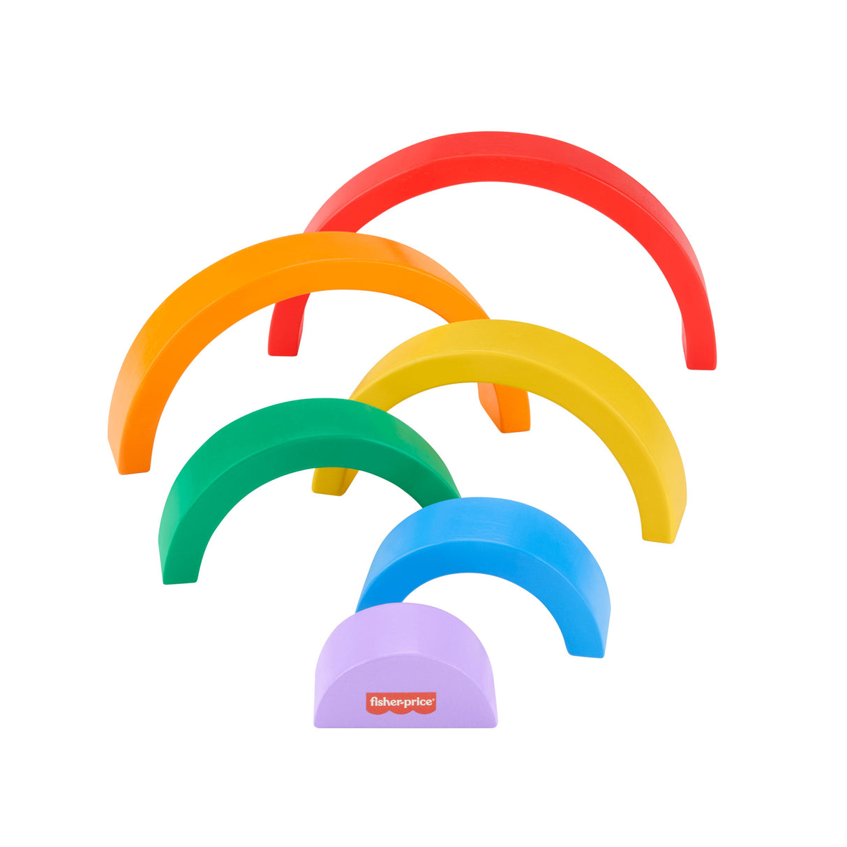 EAN 0194735238316 - Fisher-Price Wooden Stacking Rainbow imagen 4