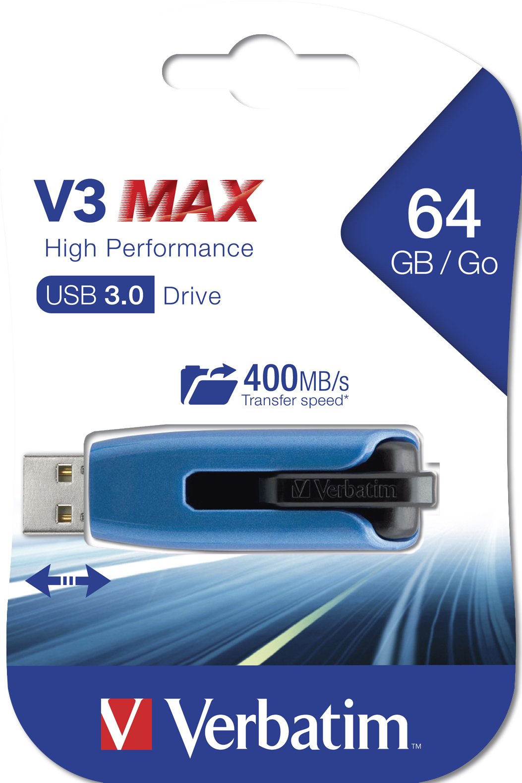 EAN 0023942498070 - Verbatim Store 'n' Go V3 Max unidad flash USB USB tipo A 3.2 Gen 1 (3.1 Gen 1) imagen 5