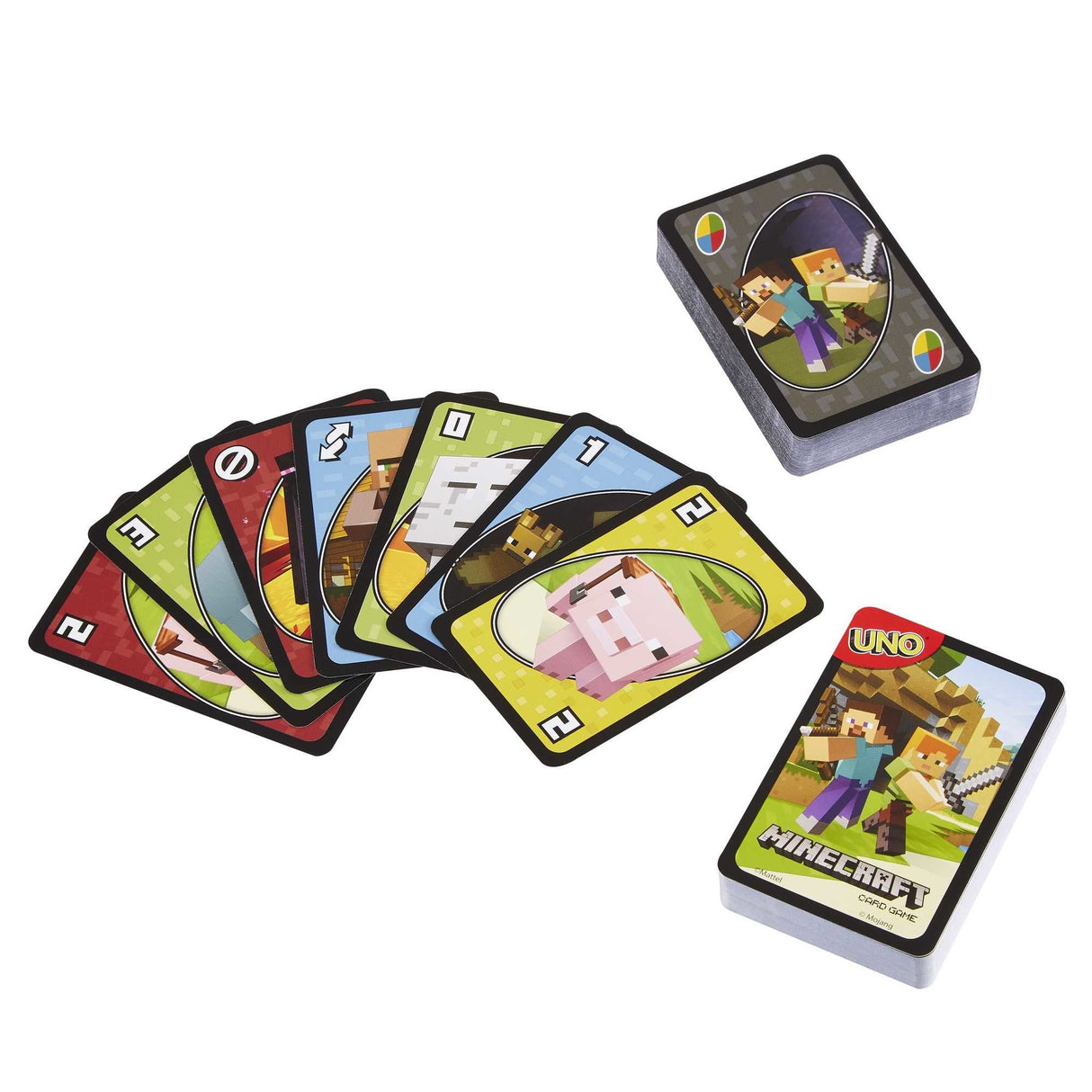 Juego De Cartas Mattel Uno Minecraft Fpd61