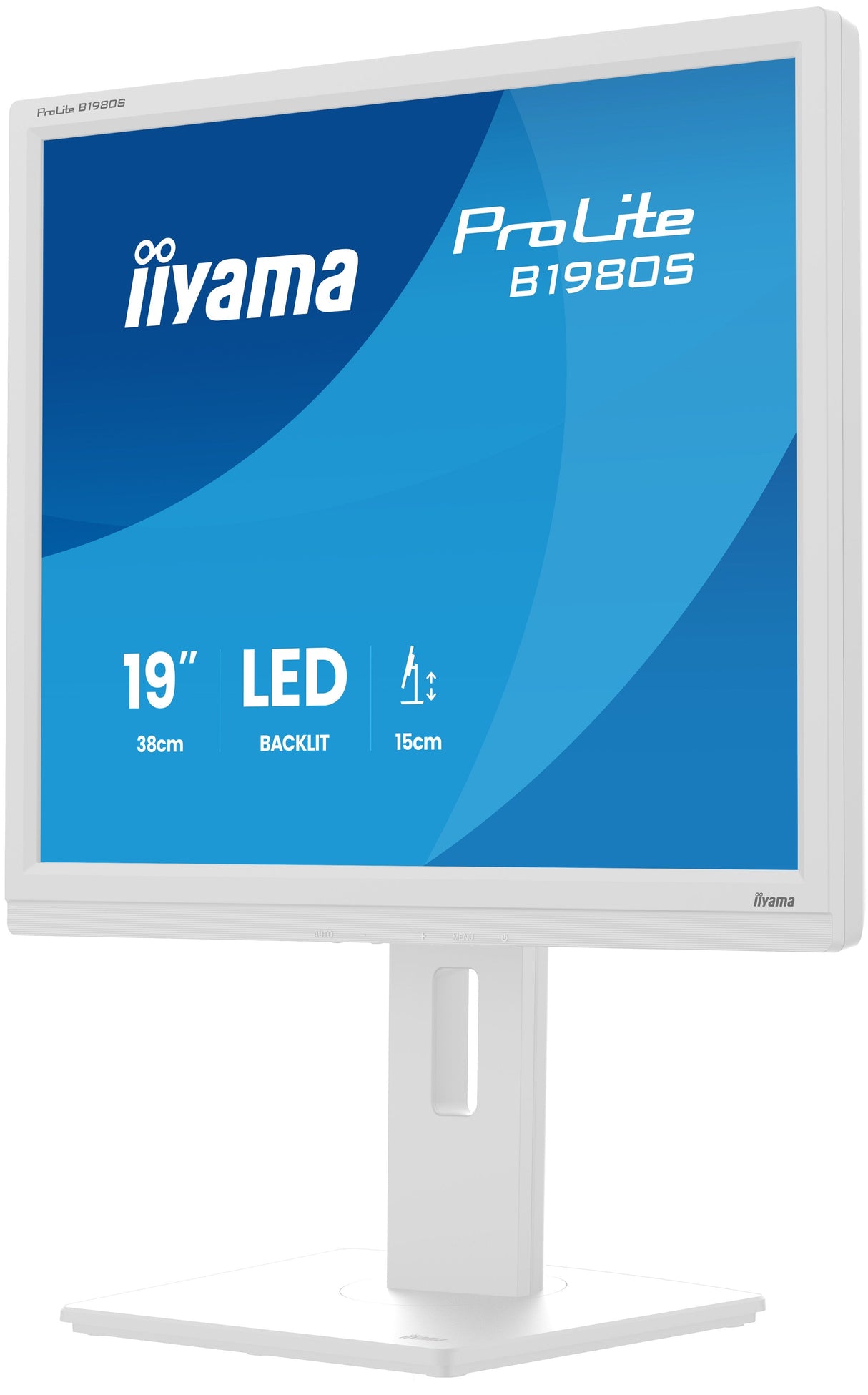 Monitor Iiyama Prolite B1980s-W1 19" 1280 X 1024 Pixeles Svga Led Blanco