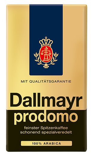 Café Molido Dallmayr Prodomo Tueste Medio, Americano, Café Expreso, Bolsa, 500 G