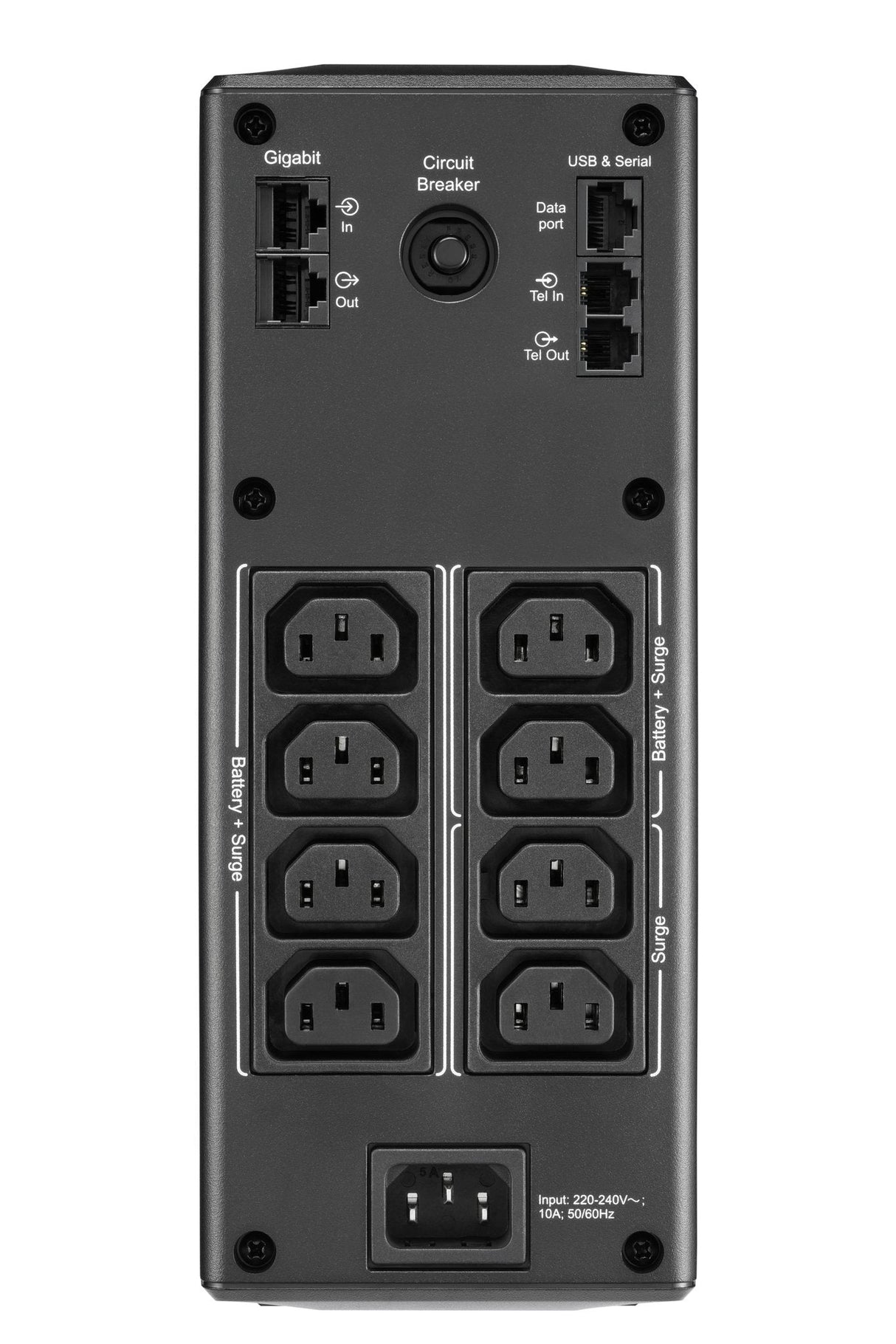 EAN 0731304346913 - APC BR1600MI sistema de alimentación ininterrumpida (UPS) Línea interactiva 1,6 kVA 960 W 8 salidas AC imagen 2