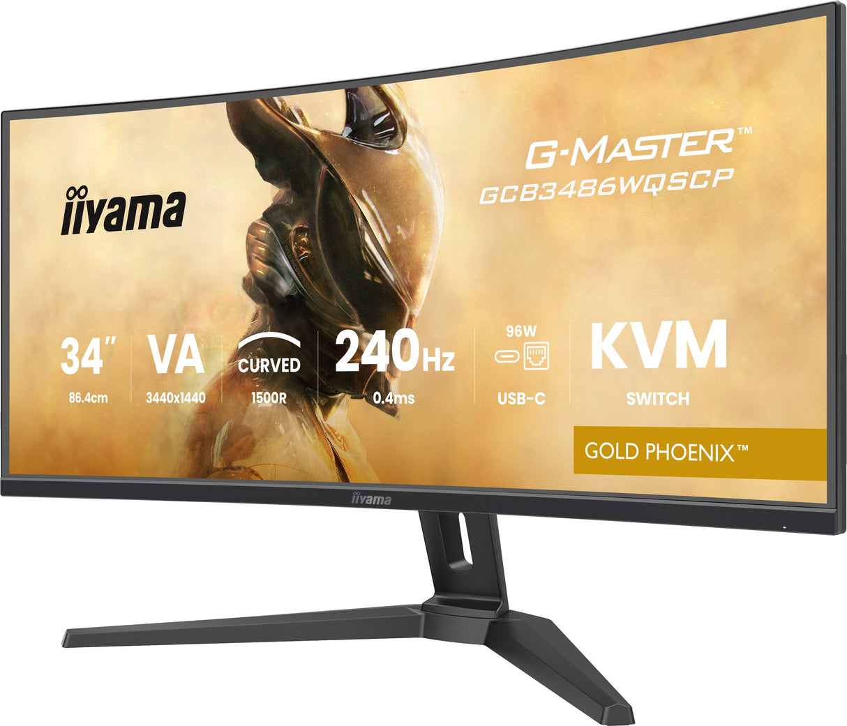 Monitor Gaming 34" Iiyama Gcb3486wqscp-B1 Negro