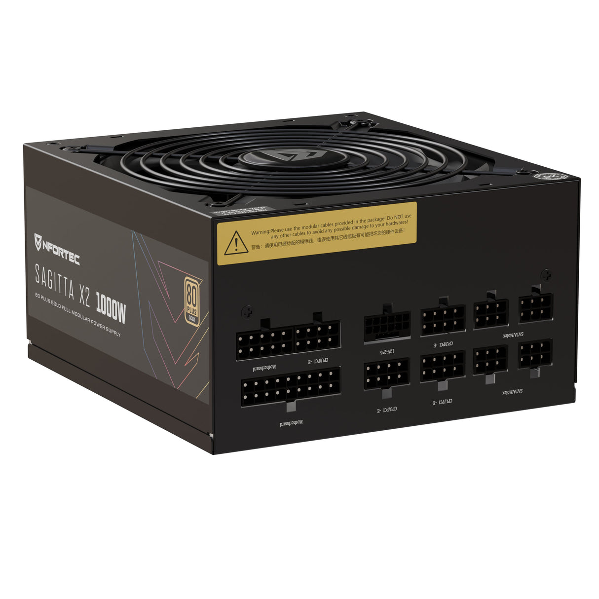 EAN 8435443722448 - Nfortec NF-PSU-SAGITTAX2-FM-1000W unidad de fuente de alimentación 20+4 pin ATX ATX imagen 3