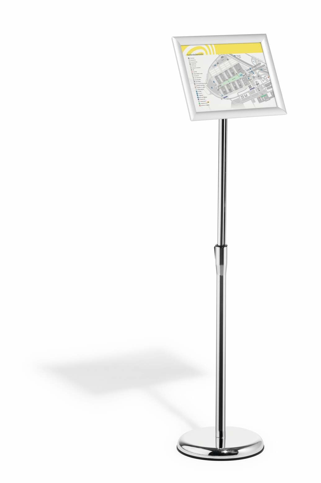 EAN 4005546735542 - Durable 479823 portacartel y stand de información A4 Aluminio, Plástico, Acero Plata imagen 4