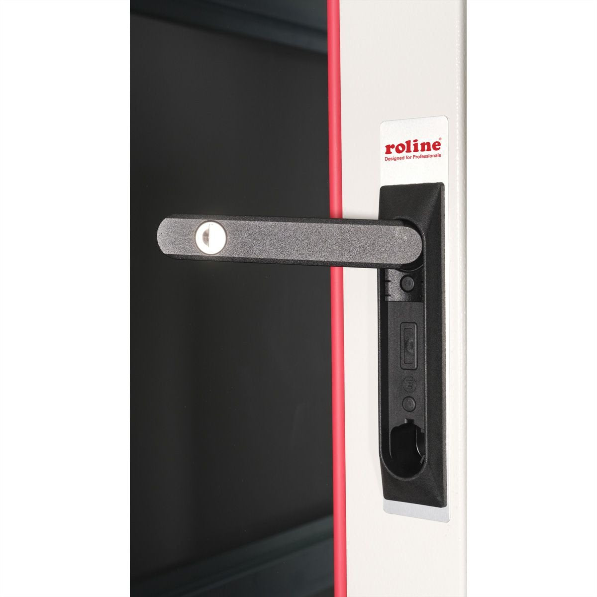 Roline 19-Zoll Netzwerkschrank Pro 47 He, 600x1000 Bxt Glastr Grau