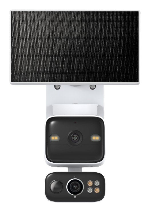 Tp-Link Solar-Powered Dual-Lens Pan/Tilt Security Camera Kit Tc93d Kit Eu Ip Camera Tc93d Eu 1.0 & Tapo A201-Int