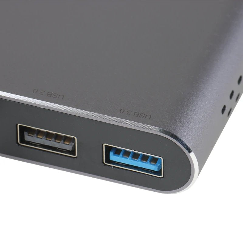 Iggual Hub C 8 En 1 2xhdmi 2xusb 2xsd Rj45 Pd100w