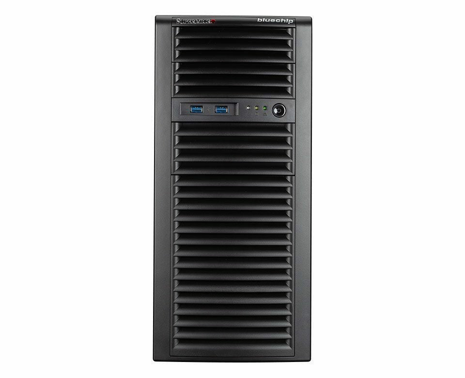 Bluechip Serverline T30332s Silent/Quiet-Server, Tower, Intel® Xeon® 6315p Procesador / Hasta 5.20 Ghz, 32 Gb Ddr5, 2 X 960 Gb Ssd, 2 X Gigabit Ethernet
