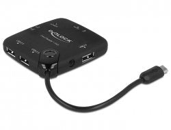 EAN 4043619655298 - DeLOCK 65529 lector de tarjeta USB 2.0 Negro imagen 2
