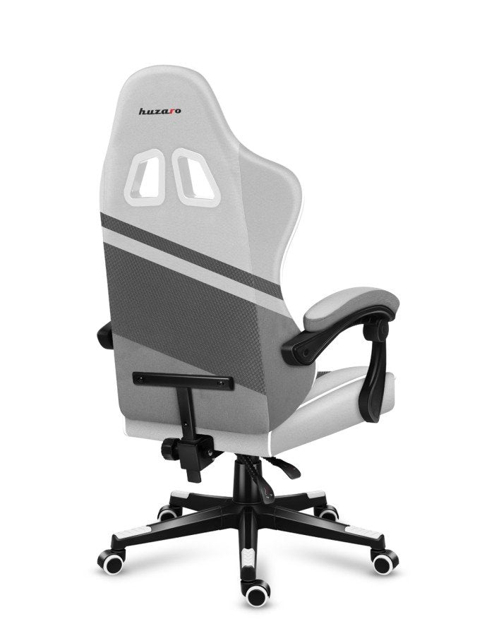 EAN 5903796013191 - Huzaro FORCE 4.4 Silla para videojuegos de PC Asiento (de seguridad) de butaca Gris, Blanco imagen 6