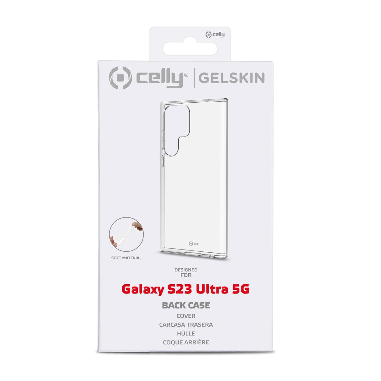 EAN 8021735200475 - Celly GELSKIN1033 funda para teléfono móvil 17,3 cm (6.8") Transparente imagen 4