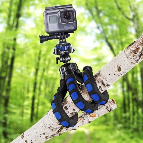 EAN 4056929213997 - Mantona 21399 tripode Digitales / cámaras de película 3 pata(s) Negro, Azul imagen 5