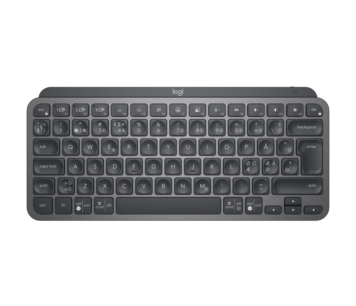 EAN 5099206101432 - Logitech 920-010604 teclado Oficina RF Wireless + Bluetooth QWERTY Nórdico Grafito imagen 1