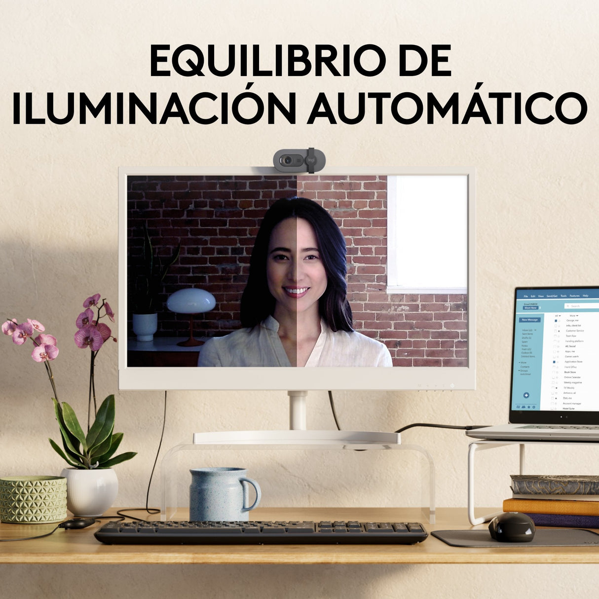 EAN 5099206113268 - Logitech 960-001585 cámara web 2 MP 1920 x 1080 Pixeles USB Grafito imagen 8