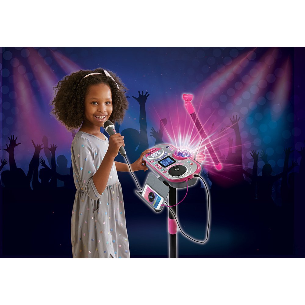 Micrófono Vtech Kidi Super Star Dj Studio Violeta/Rosa 80-531704