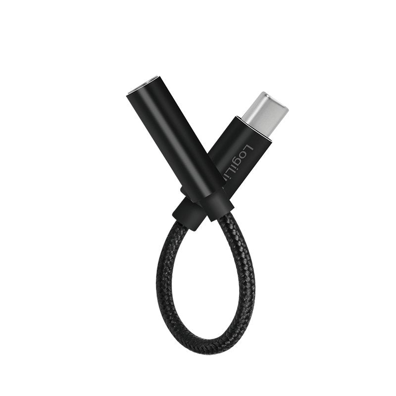 EAN 4052792068795 - LogiLink UA0398 cable de audio 0,13 m 3.5mm TRRS USB Tipo C Negro imagen 4
