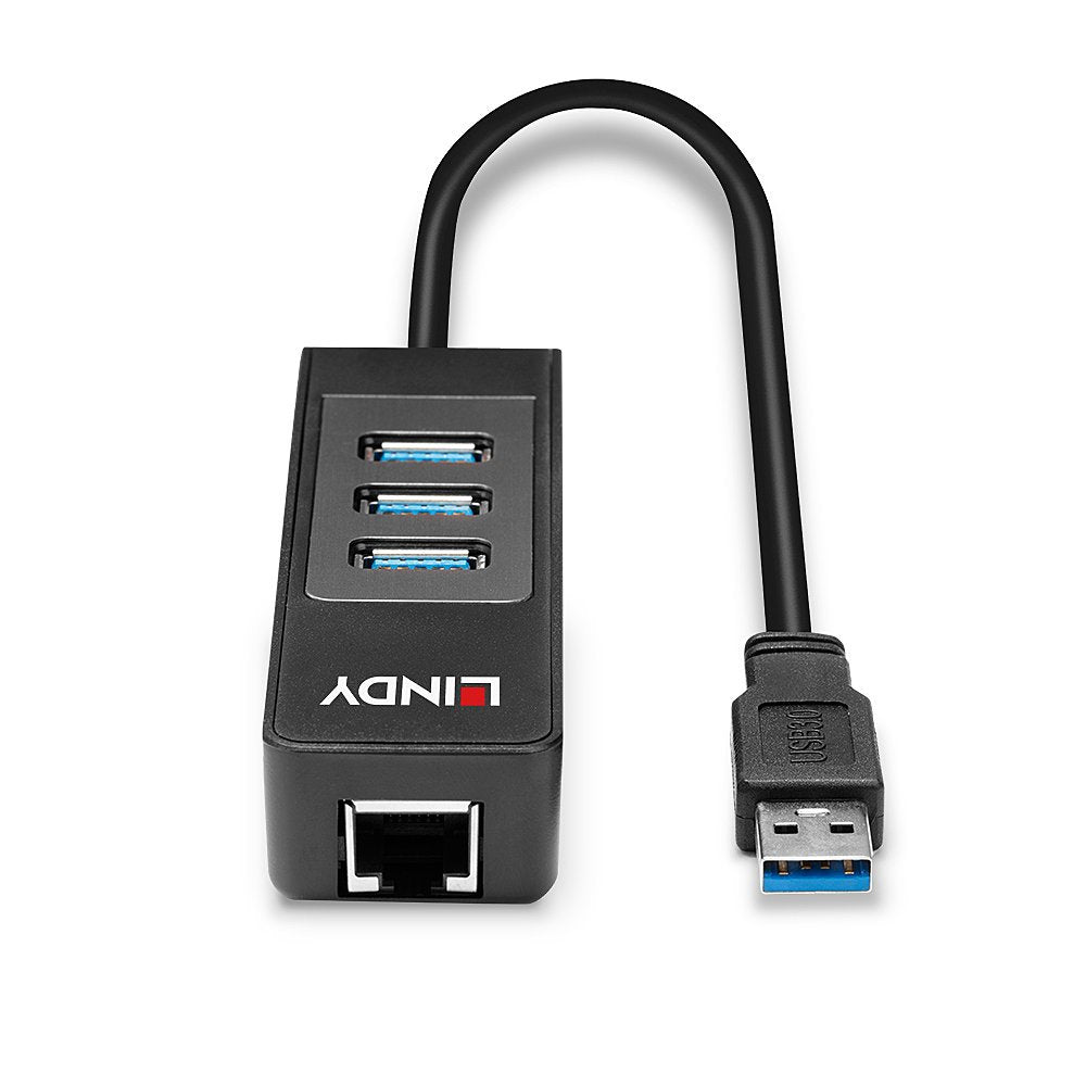 EAN 4002888431767 - Lindy 43176 hub de interfaz USB 3.2 Gen 1 (3.1 Gen 1) Type-A 5000 Mbit/s Negro imagen 4