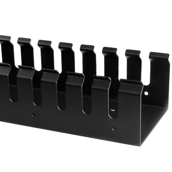 Startech.Com Gestor Organizador Vertical De Cableado Con Lengüetas - 0u - 1,8m