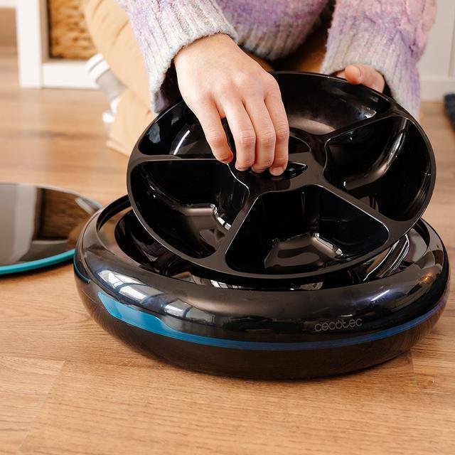 Cecotec Pumba 1600 Purrfect Meal Comedero Y Bebedero Para Perro Y Gato Negro Comedero Automático Para Mascotas