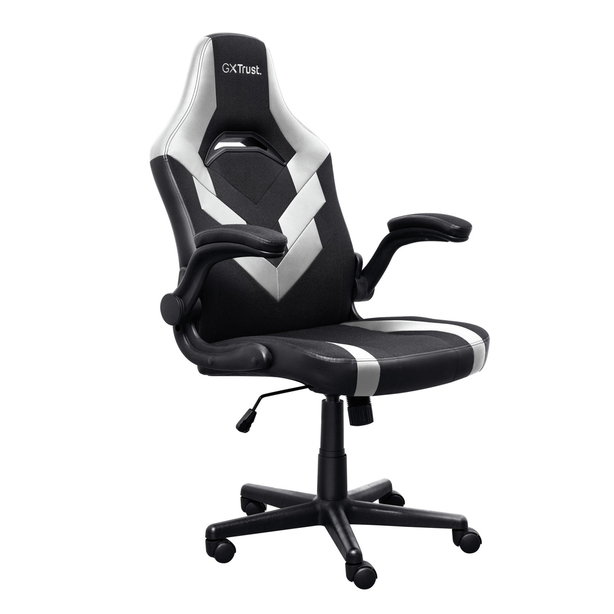 EAN 8713439251302 - Trust GXT 703W RIYE Silla para videojuegos universal Negro, Blanco imagen 1