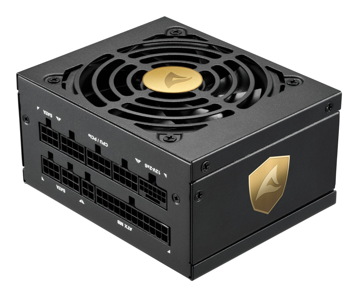 Fuente De Alimentación Sharkoon Rebel P20 Sfx 1000w Para Pc Negro, 1x Conexión De Alta Potencia De 12 Pines, 2x Pcie, Gestión De Cables, 1000 Vatios 4044951040674