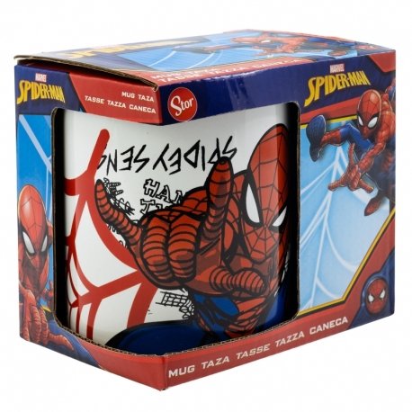 Taza De Cerámica De 325 Ml En Caja Regalo De Spider-Man
