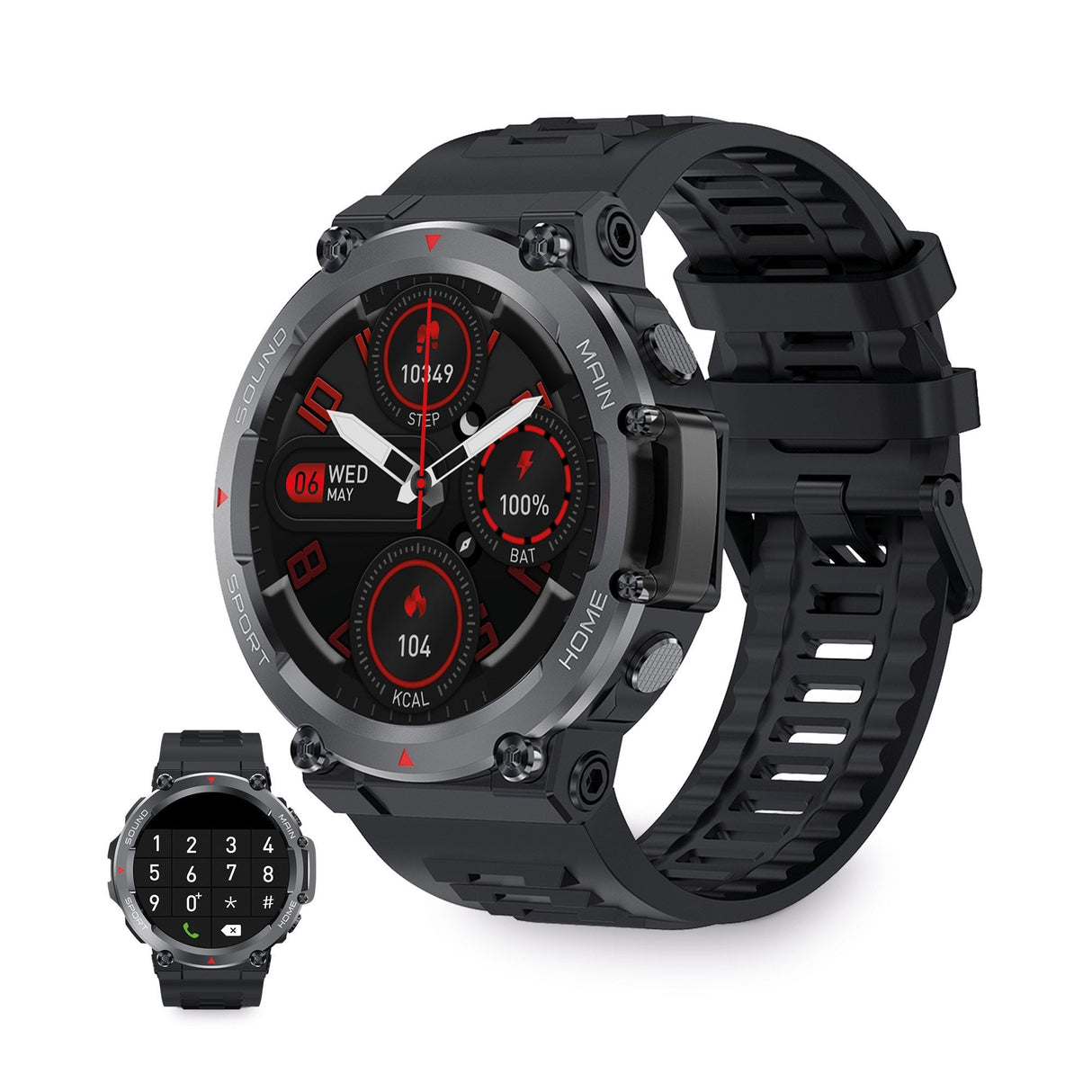 Ksix Oslo Reloj Smartwatch Pantalla 1.5" Multitactil - Bluetooth 5.0 - Autonomia Hasta 5 Dias - Resistencia Al Agua Ip68 - Asistente De Voz