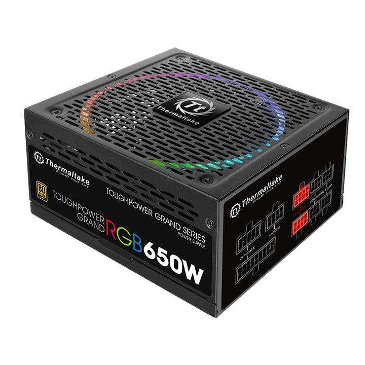 EAN 0841163066737 - Thermaltake Toughpower Grand RGB unidad de fuente de alimentación 650 W 24-pin ATX ATX Negro imagen 1