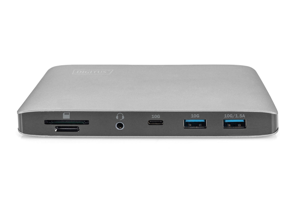 EAN 4016032480921 - Digitus DA-70895 base para portátil y replicador de puertos Alámbrico Thunderbolt 3 Negro, Gris imagen 4