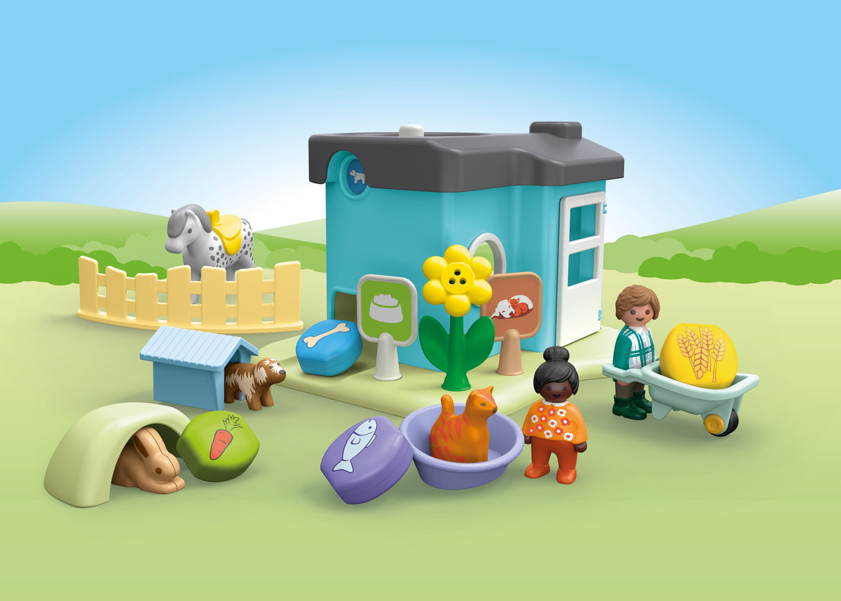 Playmobil Junior Casa De Animales