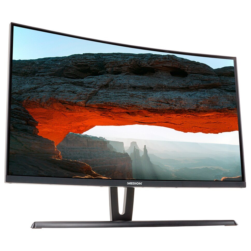 Medion Akoya P52710 Monitor 27" Curvo Fullhd - Respuesta 4ms - 2 Altavoces Integrados - Angulo De Vision 178â° - Hdmi,
