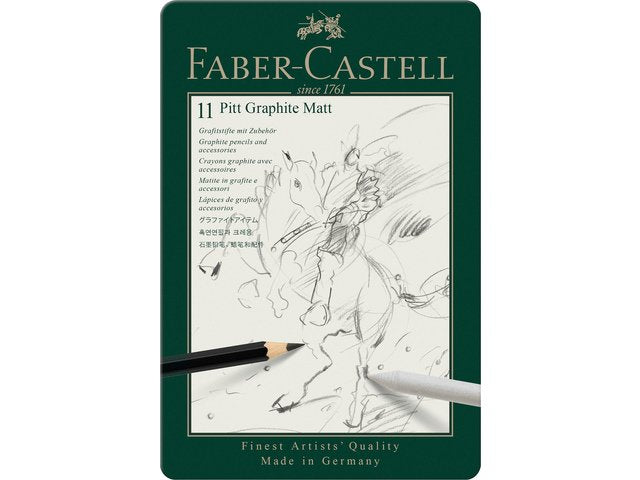 EAN 4005401152200 - Faber-Castell 115220 juego de pluma y lápiz de regalo Lápiz de grafito Caja metálica imagen 1