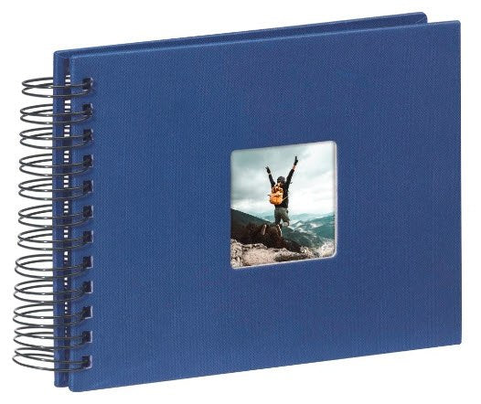 Hama Fine Art Spiral Azul 24x17 50 Paginas Negras 90152 Album