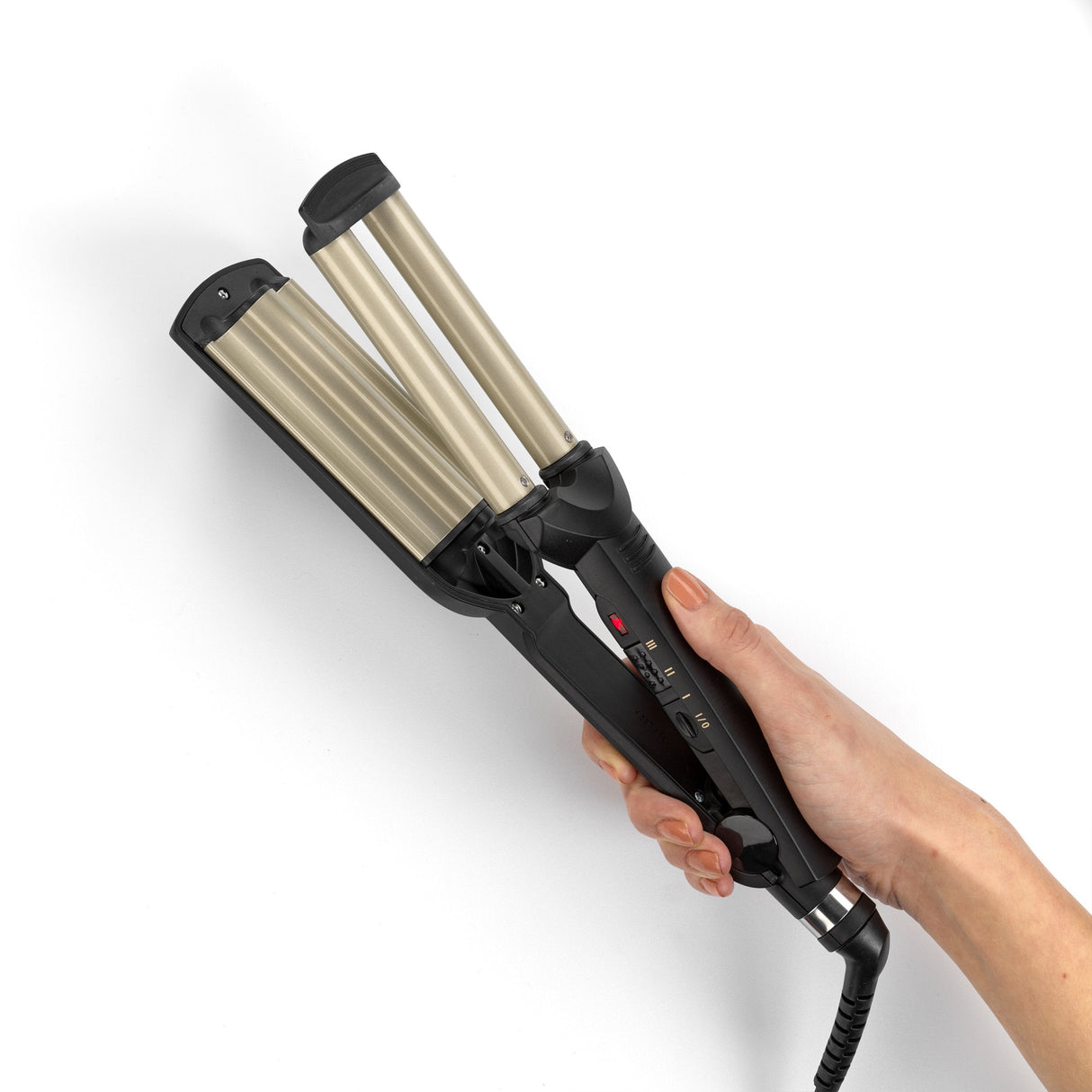 EAN 3030050064308 - BaByliss EasyWaves Plancha alisadora y rizadora para flequillo Caliente Negro, Plata 1,8 m imagen 4