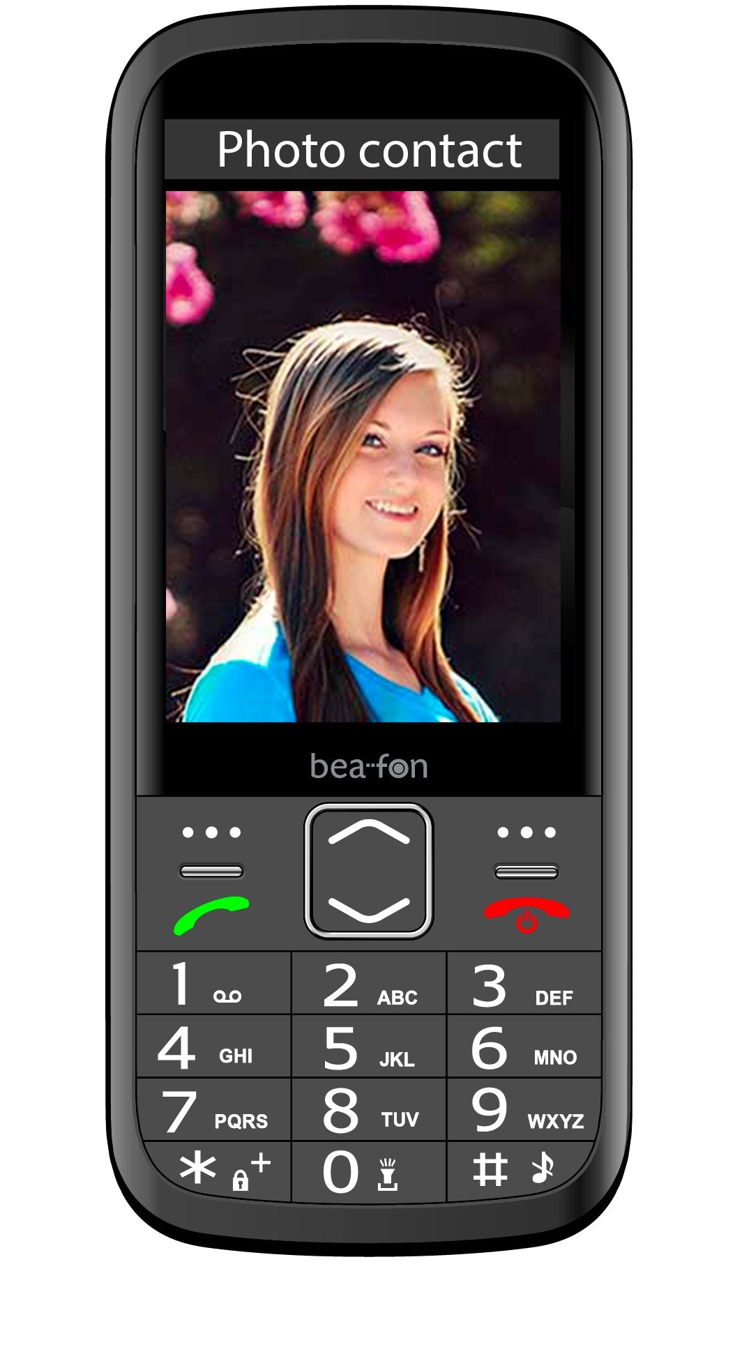 Movil Beafon Sl270 8,89 Cm (3.5") 136 G Negro, Plata