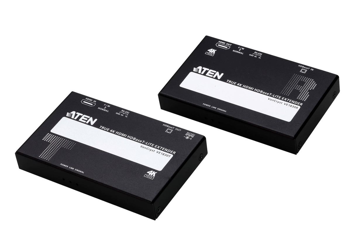 Aten Ve1830-At-G Extensor Audio/Video Transmisor Y Receptor De Señales Av Negro