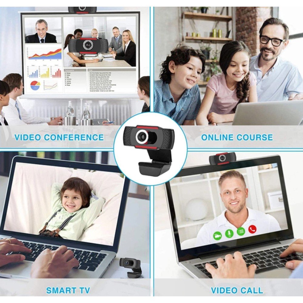 EAN 8059018361438 - Techly I-WEBCAM-60T cámara web 1920 x 1080 Pixeles USB 2.0 Negro imagen 23