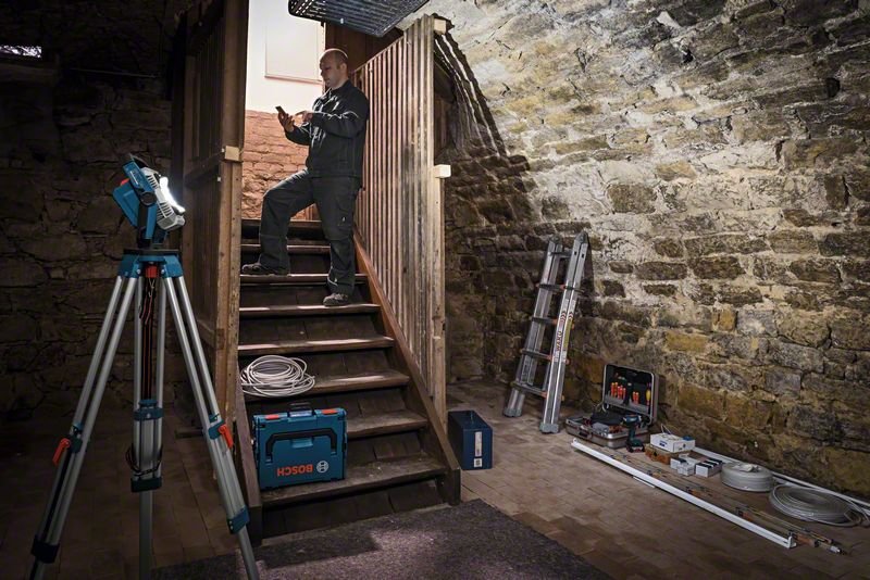 Bosch   Foco De Obra Trabajo ( Batería Y Cargador No Incluidos)