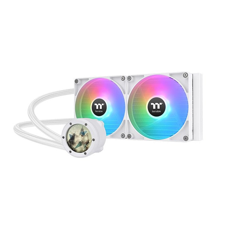 Thermaltake Th280 V2 Ultra Argb Sync All-In-One Liquid Cooler Snow Edition, Refrigeración Por Agua Blanco