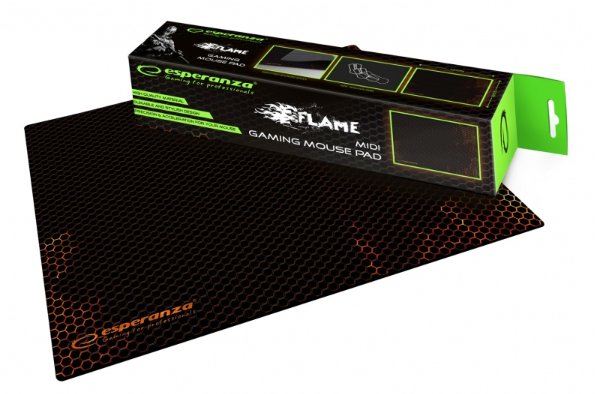 Esperanza Egp102r Flame Midi Alfombrilla Gaming | 300 X 240 X 3 Mm