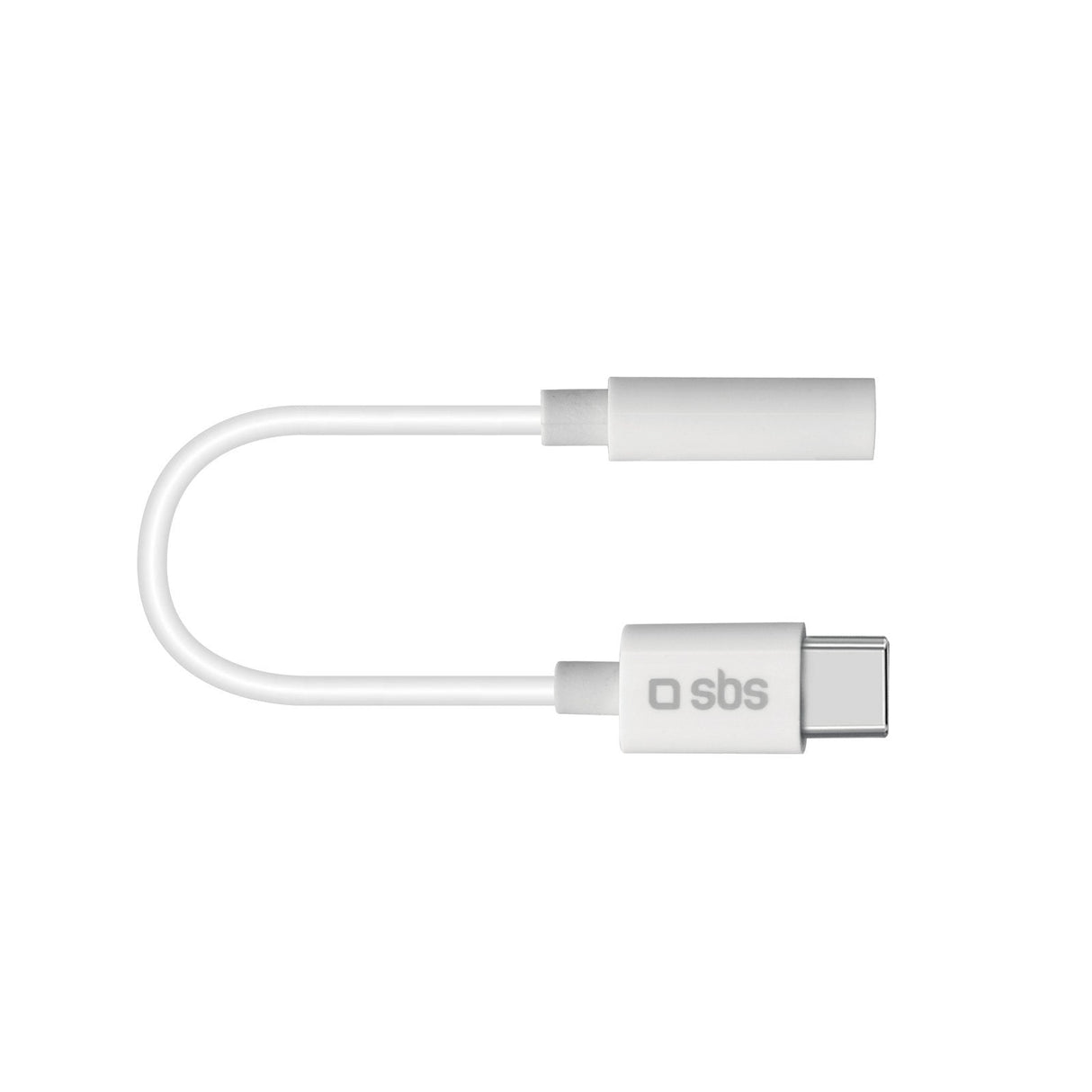 Sbs Teintjacktycfmw Cable De Teléfono Móvil Blanco 0,09 M 3,5mm Usb C