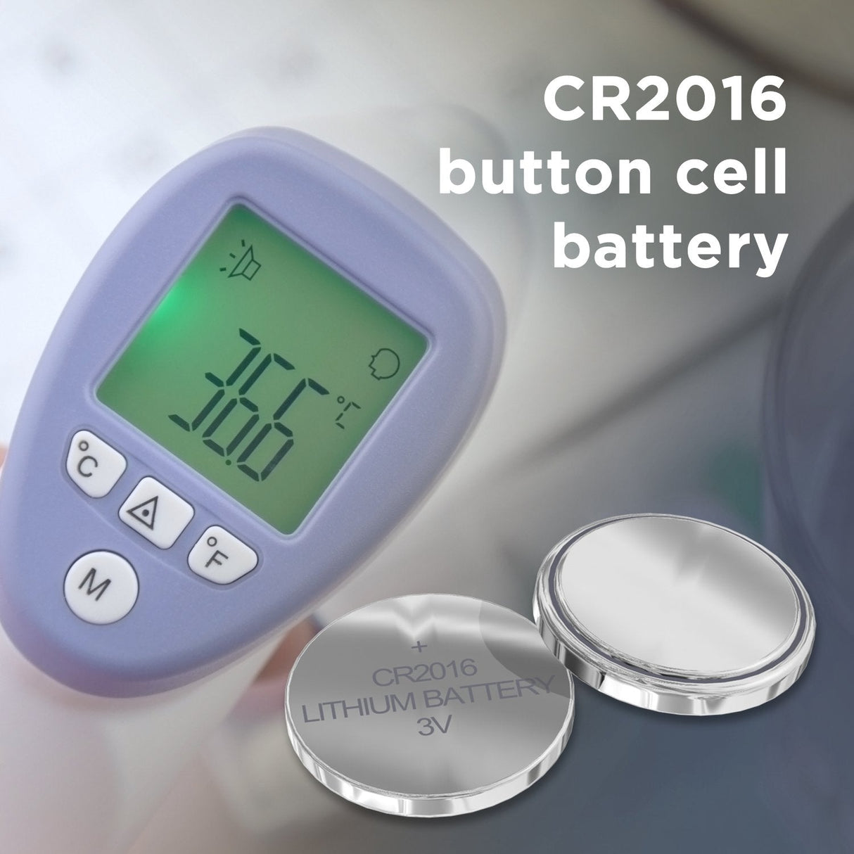 Energenie Eg-Ba-Cr2016-01 Botón Pila Cr2016, Paquete De 2, Blister