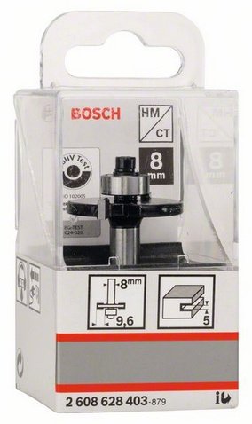 EAN 3165140358644 - Bosch 2 608 628 403 fresa para ruteadora Fresa para ranurar 1 pieza(s) imagen 3
