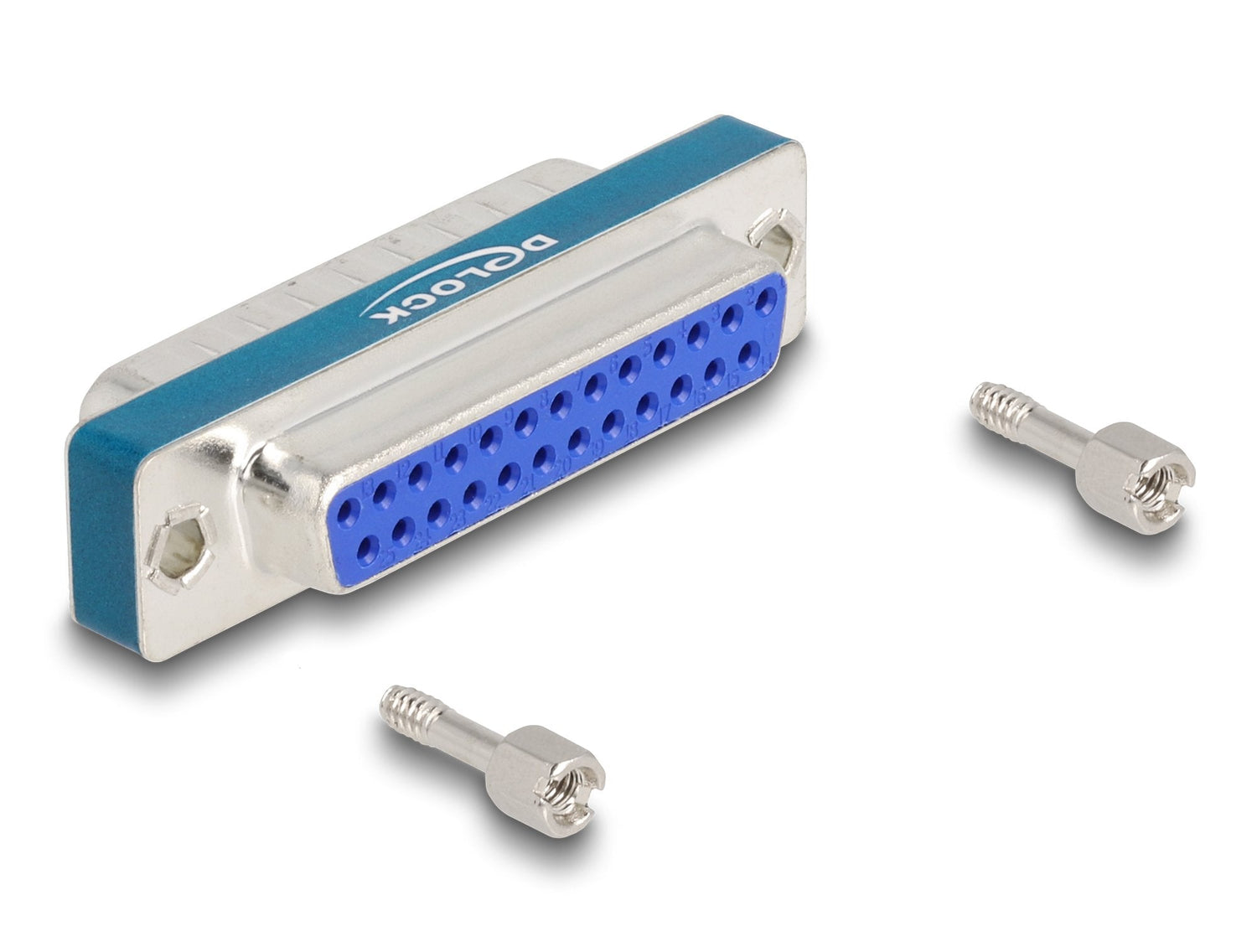 Delock 66549 Filtro De Supresión De Interferencias Rf/Emi D-Sub De 25 Pines Macho A Hembra Con Inductor De Paso Bajo