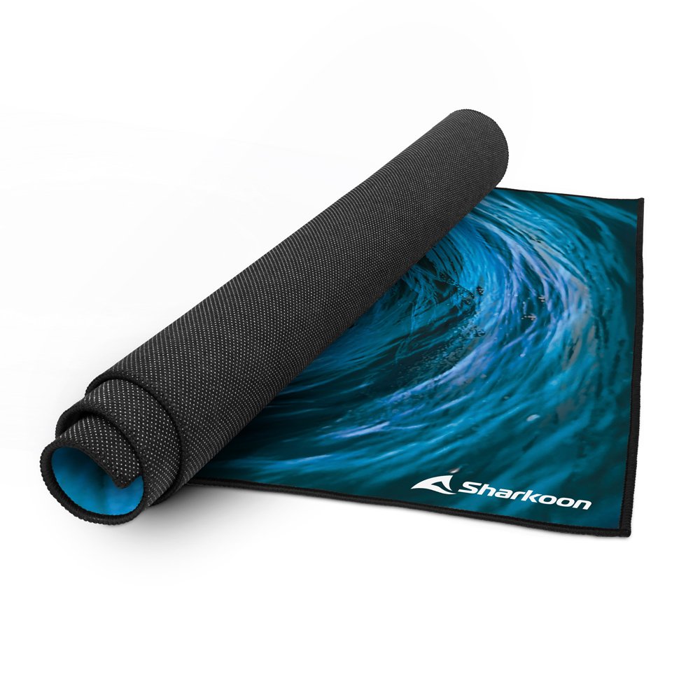 Sharkoon Skiller Sfm12 Undertow, Alfombra Protectora Azul