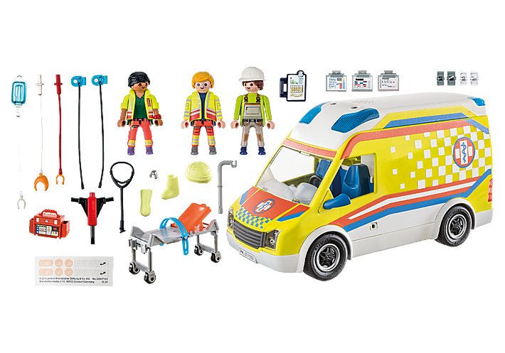 Playmobil 71202 City Life - Ambulancia Con Luz Y Sonido