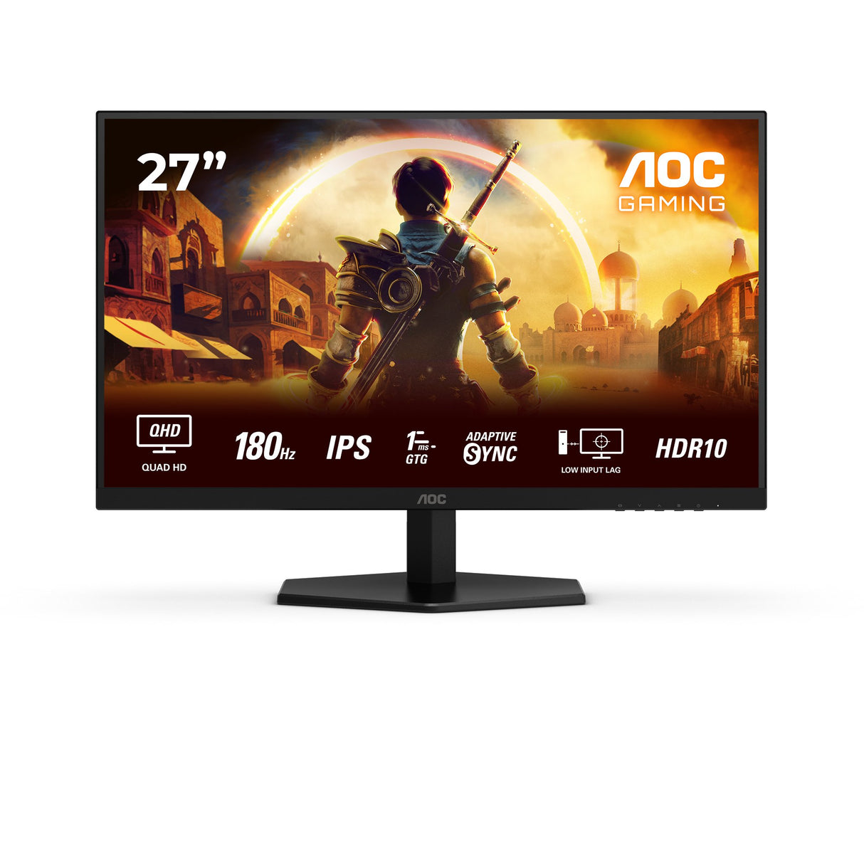 EAN 4038986642606 - AOC G4 Q27G42XE pantalla para PC 68,6 cm (27") 2560 x 1440 Pixeles Quad HD Negro, Rojo imagen 1