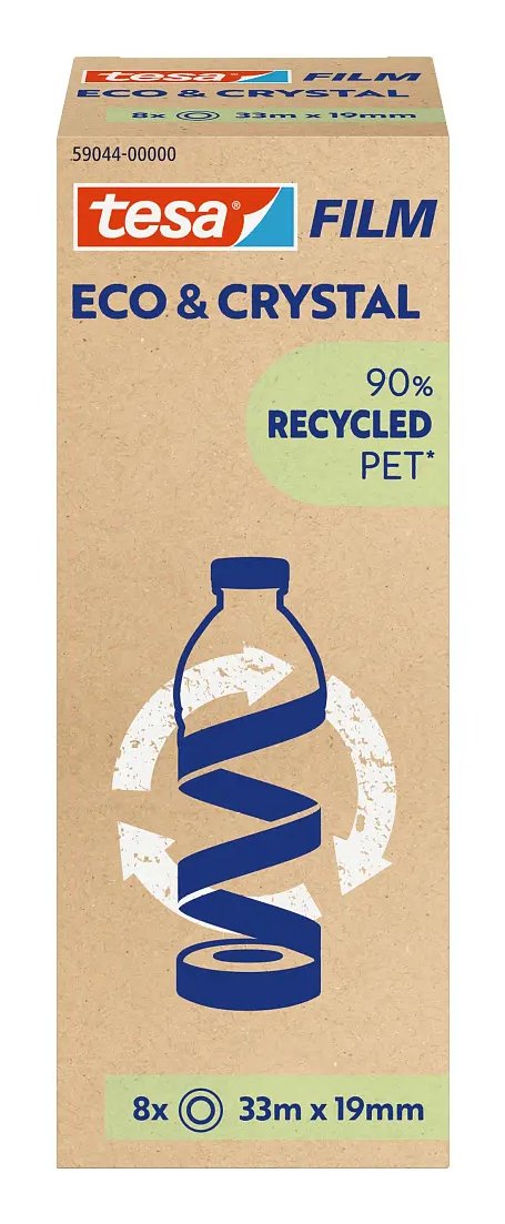 Tesa Eco & Crymal 8 Rollos 33mx19mm