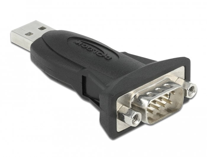 Delock Adaptador Usb 2.0 Typ-A A 1 X Seriell Rs-232 D-Sub 9 Pin Macho